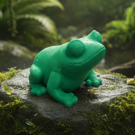 Tiny Frog Statue