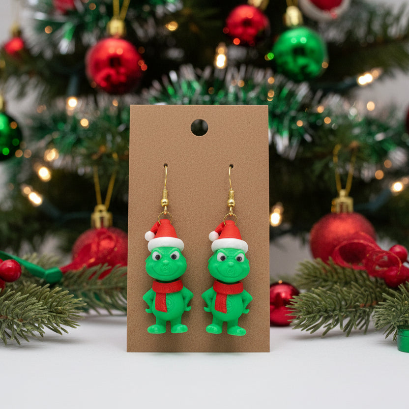 Grinchy Earrings