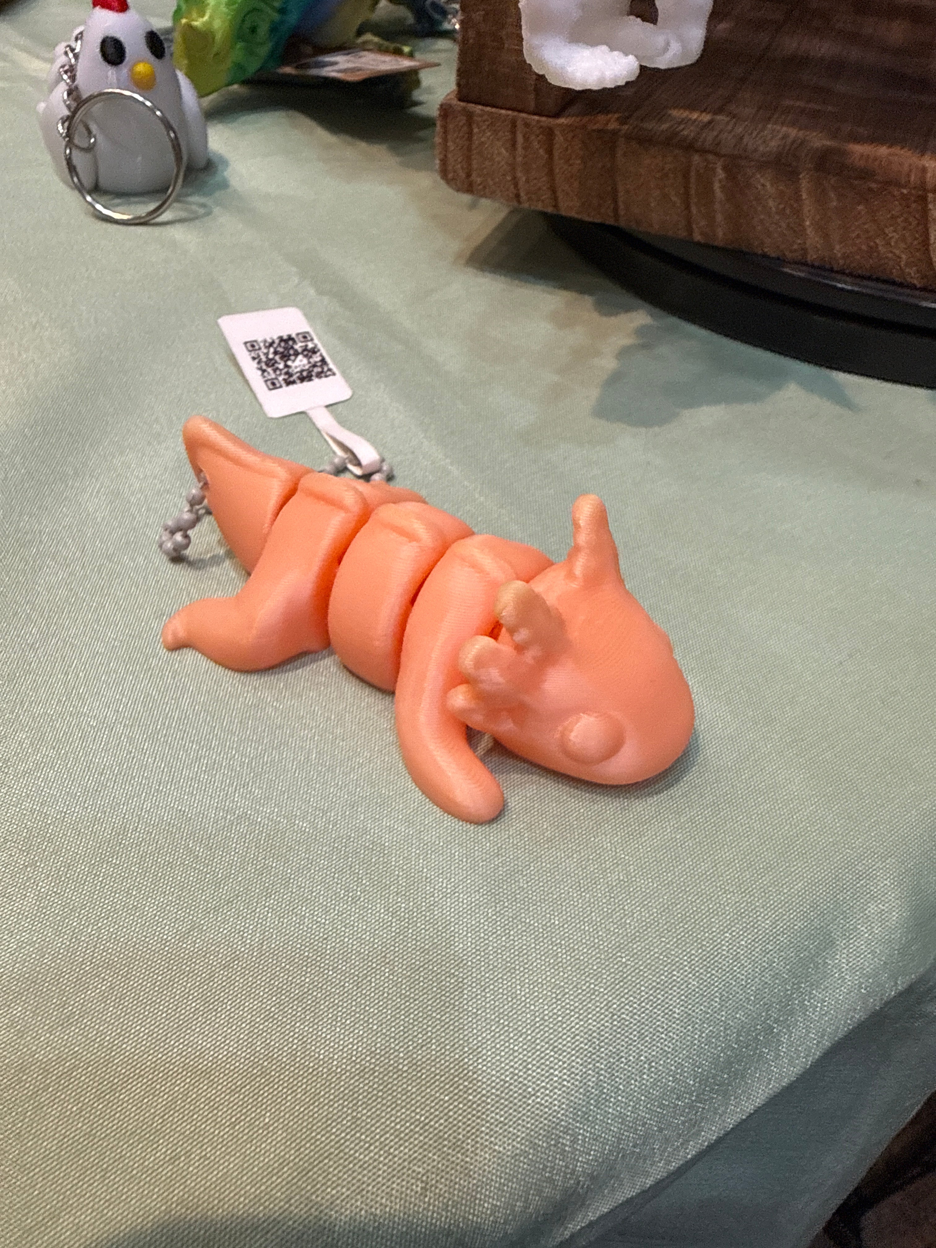 Axolotl Keychain